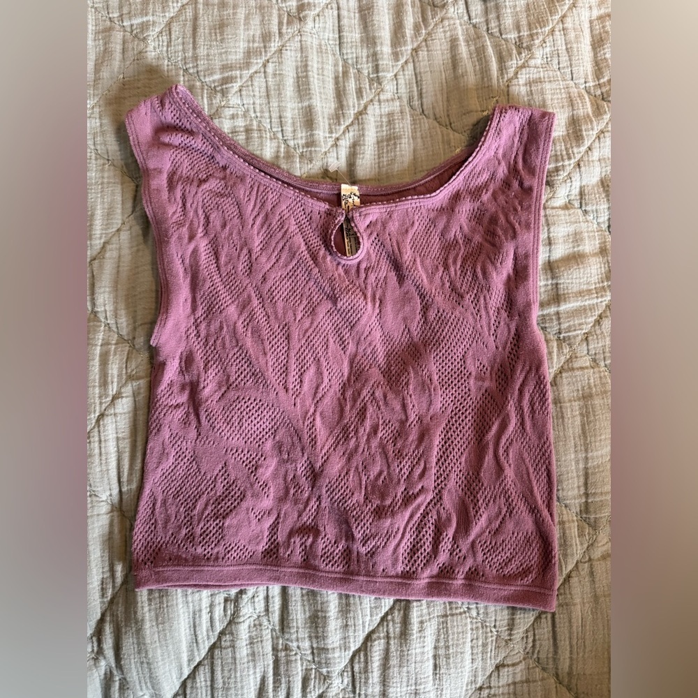 Free People Intimately Vanilla Fig Muscle Tank